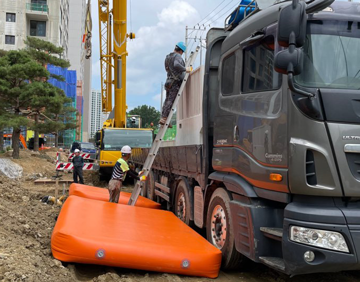 Air Safty Mattress for Construction Site